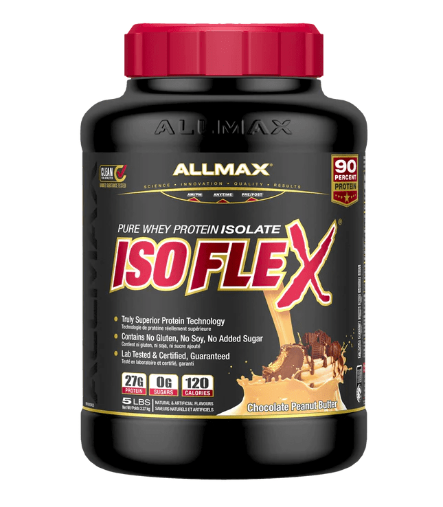 Allmax Whey Isolate Protein Chocolate Peanut Butter Allmax - Isoflex Whey Isolate Protein (5lb)