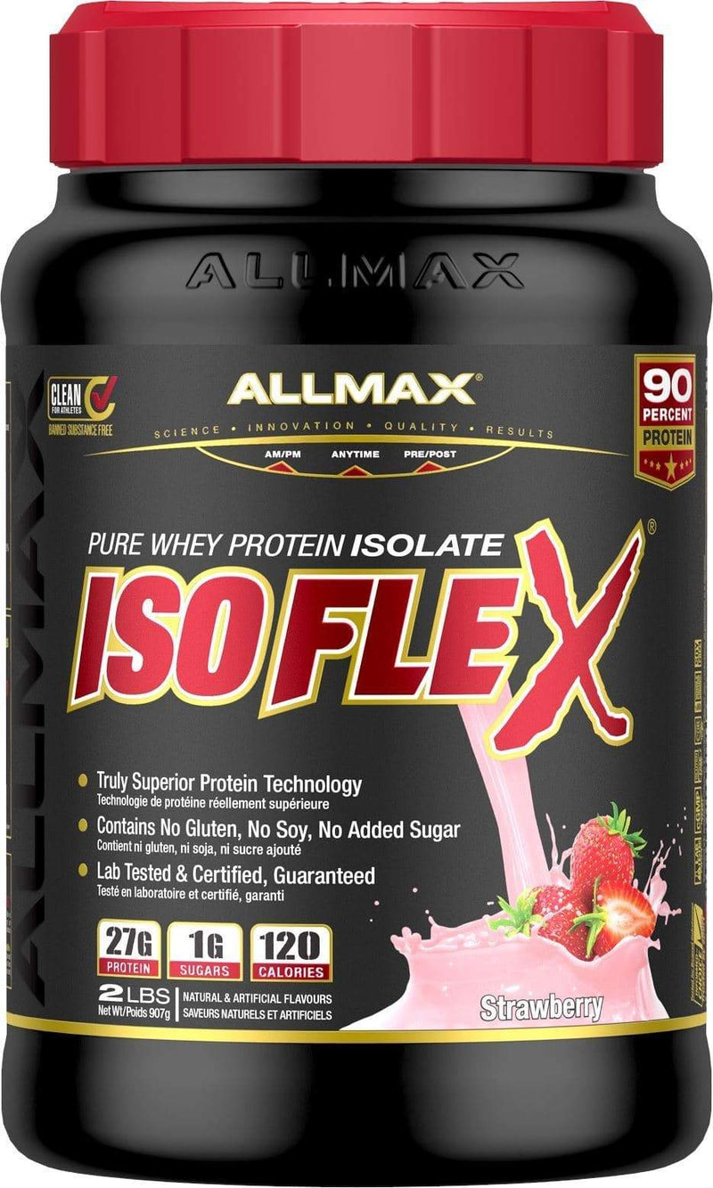 Allmax - Isoflex Whey Isolate Protein (2lb) Whey Isolate Protein Allmax Strawberry 