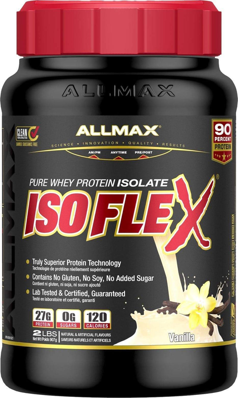 Allmax - Isoflex Whey Isolate Protein (2lb) Whey Isolate Protein Allmax Vanilla 