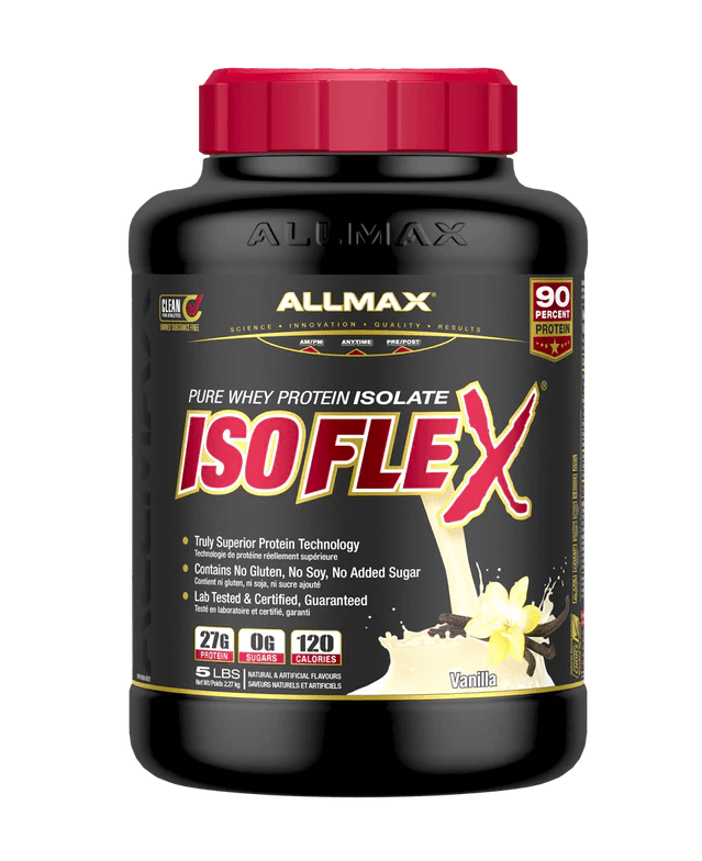 Allmax Whey Isolate Protein Vanilla Allmax - Isoflex Whey Isolate Protein (5lb)