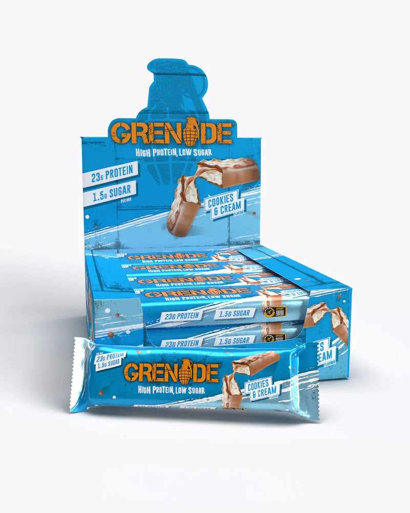 Grenade protein snack bar Cookies and Cream Grenade - Carb Killa 20g Protein Bar (Box of 12 x 60g)
