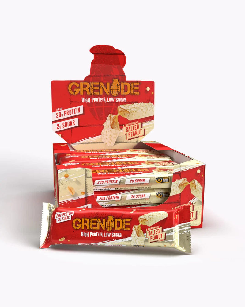 Grenade protein snack bar White Chocolate Salted Peanut Grenade - Carb Killa 20g Protein Bar (Box of 12 x 60g)