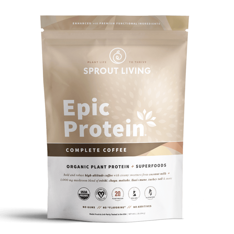 Sprout Living Complete Coffee Sprout Living - Epic Protein (13 Servings)